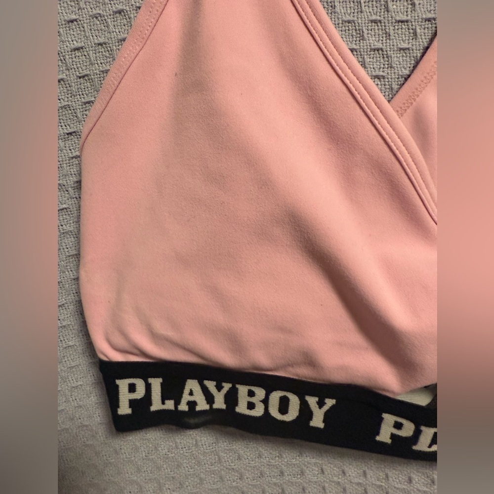 PLAYBOY Light Pink Bralette New Without Tags Womens large - Picture 10 of 14
